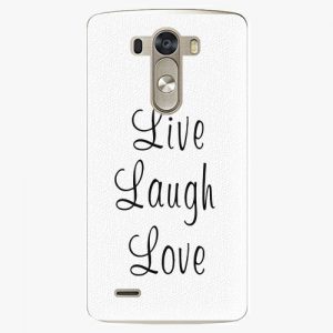 Plastový kryt iSaprio - Live Laugh Love - LG G3 (D855)