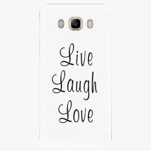 Plastový kryt iSaprio - Live Laugh Love - Samsung Galaxy J7 2016