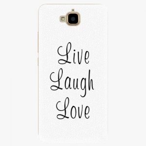 Plastový kryt iSaprio - Live Laugh Love - Huawei Y6 Pro