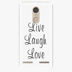 Plastový kryt iSaprio - Live Laugh Love - Lenovo K6