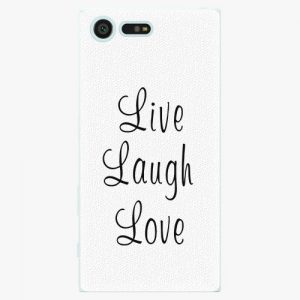 Plastový kryt iSaprio - Live Laugh Love - Sony Xperia X Compact