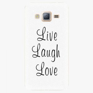 Plastový kryt iSaprio - Live Laugh Love - Samsung Galaxy J3
