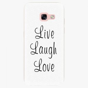 Plastový kryt iSaprio - Live Laugh Love - Samsung Galaxy A3 2017