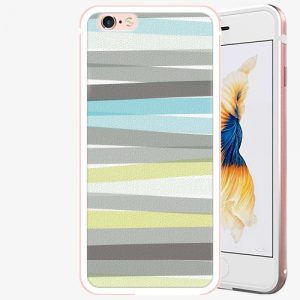 Plastový kryt iSaprio - Stripes - iPhone 6 Plus/6S Plus - Rose Gold