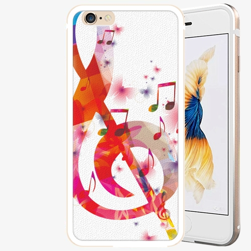 Plastový kryt iSaprio - Love Music - iPhone 6/6S - Gold Plastový kryt iSaprio - Love Music - iPhone 6/6S - Gold