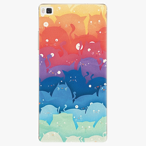 Plastový kryt iSaprio - Cats World - Huawei Ascend P8 Plastový kryt iSaprio - Cats World - Huawei Ascend P8