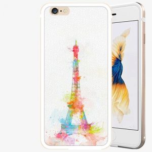 Plastový kryt iSaprio - Eiffel Tower - iPhone 6/6S - Gold
