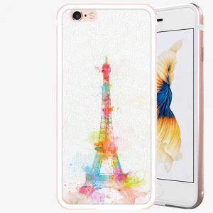 Plastový kryt iSaprio - Eiffel Tower - iPhone 6 Plus/6S Plus - Rose Gold