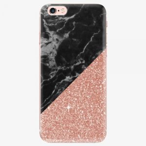 Plastový kryt iSaprio - Rose and Black Marble - iPhone 7
