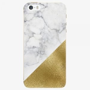 Plastový kryt iSaprio - Gold and WH Marble - iPhone 5/5S/SE