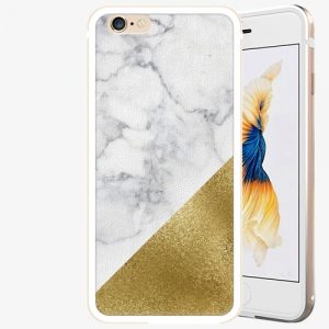 Plastový kryt iSaprio - Gold and WH Marble - iPhone 6/6S - Gold