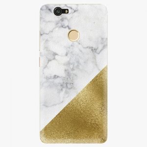 Plastový kryt iSaprio - Gold and WH Marble - Huawei Nova