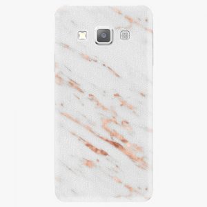 Plastový kryt iSaprio - Rose Gold Marble - Samsung Galaxy A3