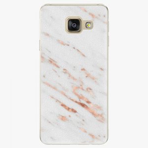 Plastový kryt iSaprio - Rose Gold Marble - Samsung Galaxy A3 2016