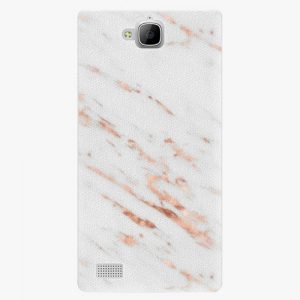 Plastový kryt iSaprio - Rose Gold Marble - Huawei Honor 3C