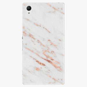 Plastový kryt iSaprio - Rose Gold Marble - Sony Xperia Z1