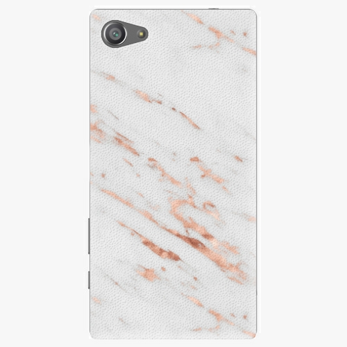 Plastový kryt iSaprio - Rose Gold Marble - Sony Xperia Z5 Compact Plastový kryt iSaprio - Rose Gold Marble - Sony Xperia Z5 Compact