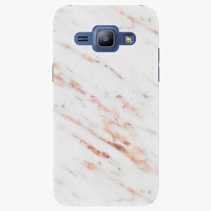 Plastový kryt iSaprio - Rose Gold Marble - Samsung Galaxy J1