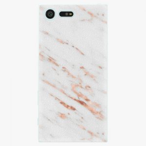 Plastový kryt iSaprio - Rose Gold Marble - Sony Xperia X Compact