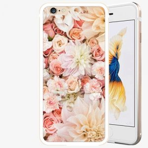Plastový kryt iSaprio - Flower Pattern 06 - iPhone 6/6S - Gold