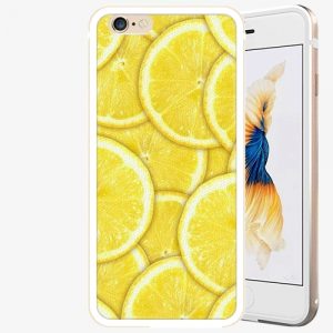 Plastový kryt iSaprio - Yellow - iPhone 6 Plus/6S Plus - Gold