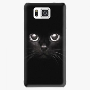 Plastový kryt iSaprio - Black Cat - Samsung Galaxy Alpha