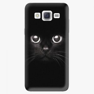 Plastový kryt iSaprio - Black Cat - Samsung Galaxy Core Prime