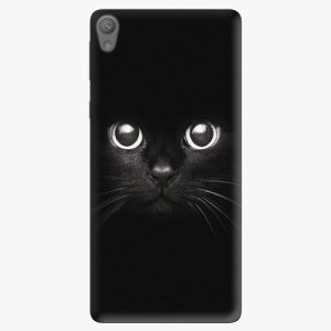 Plastový kryt iSaprio - Black Cat - Sony Xperia E5