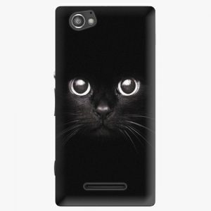 Plastový kryt iSaprio - Black Cat - Sony Xperia M