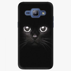 Plastový kryt iSaprio - Black Cat - Samsung Galaxy J1