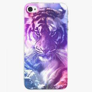 Plastový kryt iSaprio - Purple Tiger - iPhone 4/4S