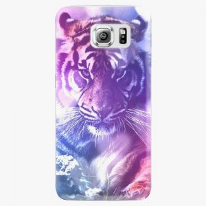 Plastový kryt iSaprio - Purple Tiger - Samsung Galaxy S6 Edge