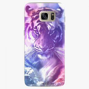 Plastový kryt iSaprio - Purple Tiger - Samsung Galaxy S7