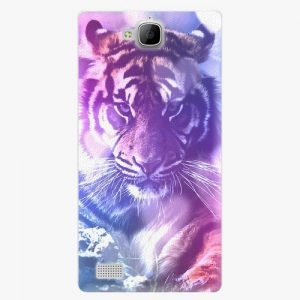 Plastový kryt iSaprio - Purple Tiger - Huawei Honor 3C