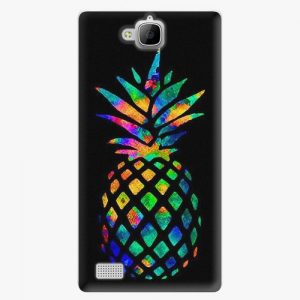 Plastový kryt iSaprio - Rainbow Pineapple - Huawei Honor 3C