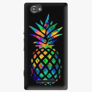 Plastový kryt iSaprio - Rainbow Pineapple - Sony Xperia M