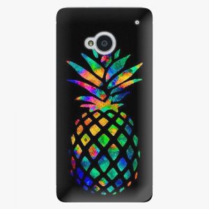 Plastový kryt iSaprio - Rainbow Pineapple - HTC One M7