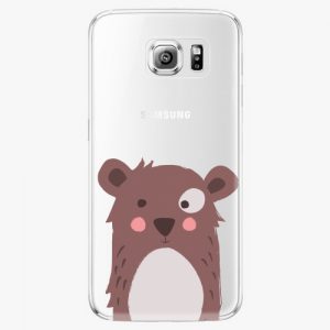 Plastový kryt iSaprio - Brown Bear - Samsung Galaxy S6