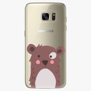 Plastový kryt iSaprio - Brown Bear - Samsung Galaxy S7
