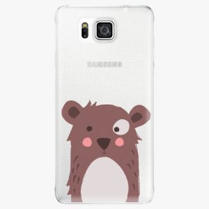 Plastový kryt iSaprio - Brown Bear - Samsung Galaxy Alpha