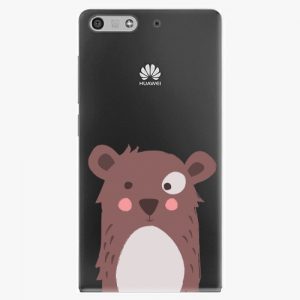 Plastový kryt iSaprio - Brown Bear - Huawei Ascend P7 Mini