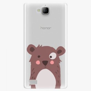 Plastový kryt iSaprio - Brown Bear - Huawei Honor 3C