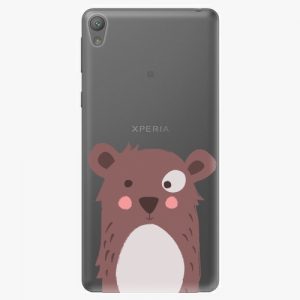 Plastový kryt iSaprio - Brown Bear - Sony Xperia E5