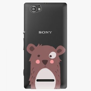Plastový kryt iSaprio - Brown Bear - Sony Xperia M