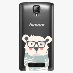Plastový kryt iSaprio - Bear With Scarf - Lenovo A1000