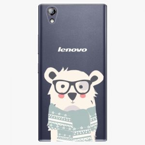 Plastový kryt iSaprio - Bear With Scarf - Lenovo P70