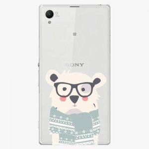 Plastový kryt iSaprio - Bear With Scarf - Sony Xperia Z1