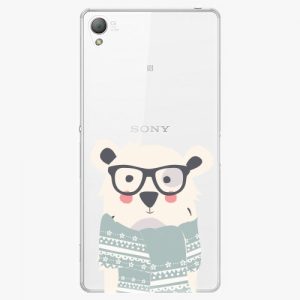 Plastový kryt iSaprio - Bear With Scarf - Sony Xperia Z3
