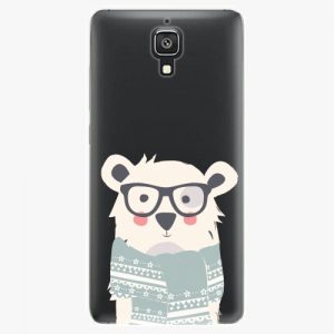 Plastový kryt iSaprio - Bear With Scarf - Xiaomi Mi4