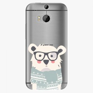 Plastový kryt iSaprio - Bear With Scarf - HTC One M8